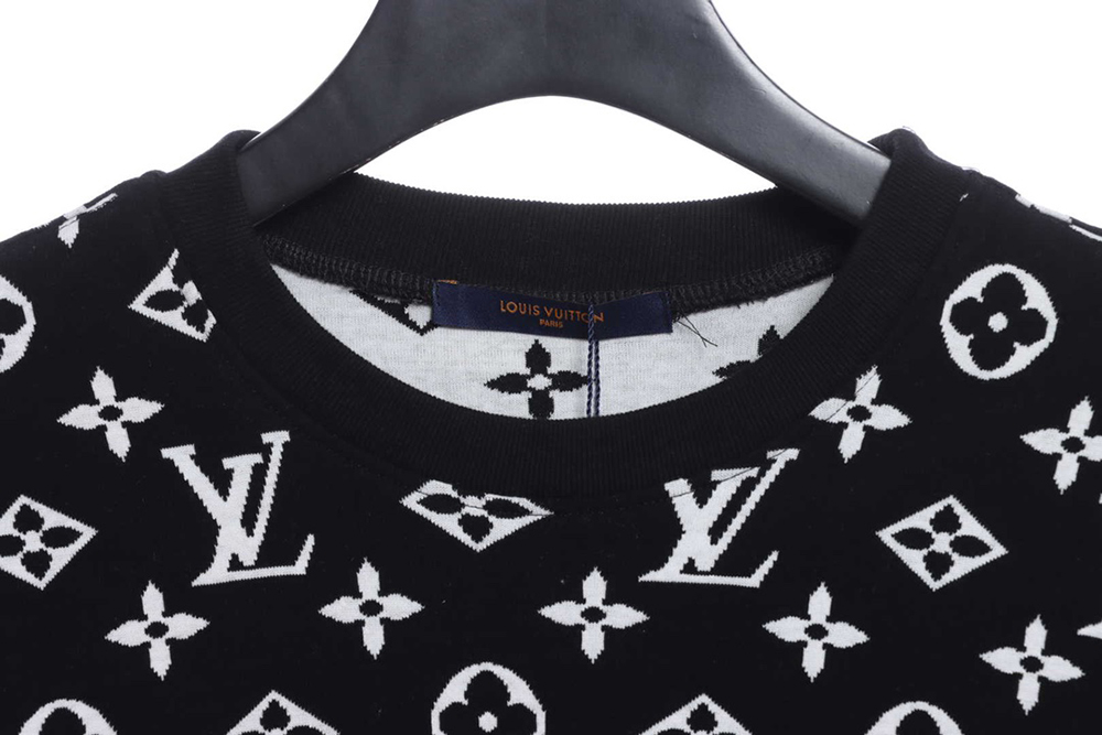 Louis Vuitton full pattern presbyopia jacquard sweater