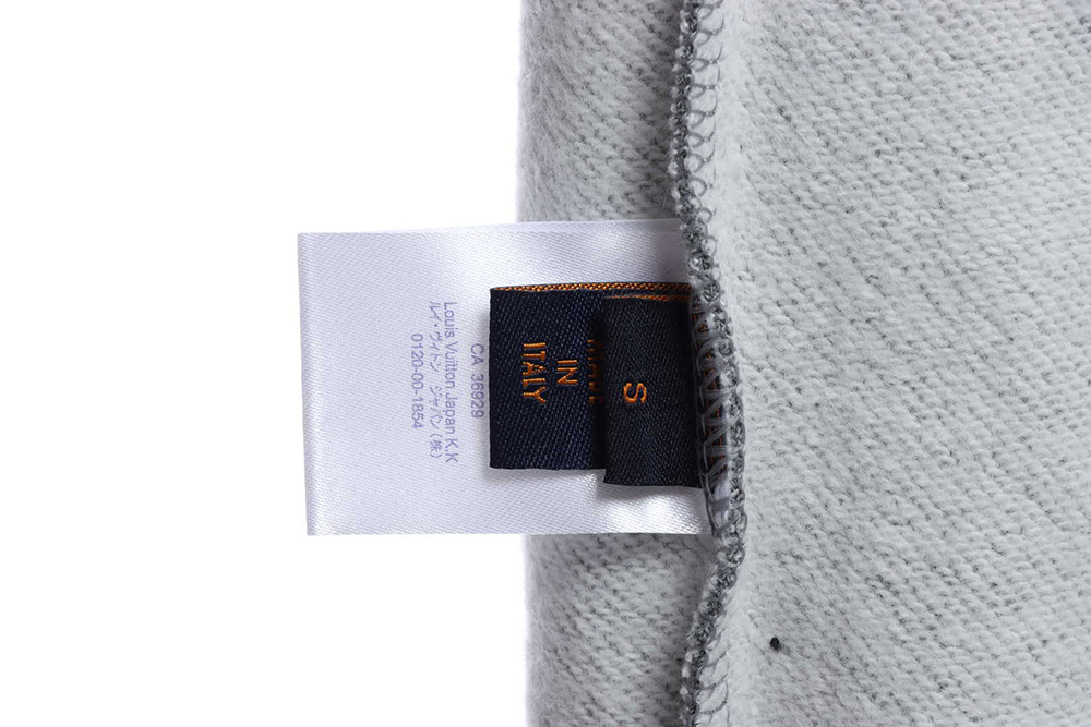 Louis Vuitton × Nigo Joint Gray Raglan Sleeve Round Neck Sweater