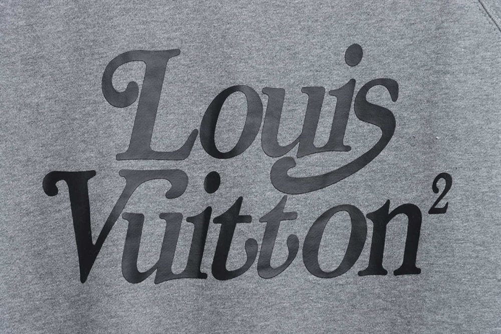 Louis Vuitton × Nigo Joint Gray Raglan Sleeve Round Neck Sweater