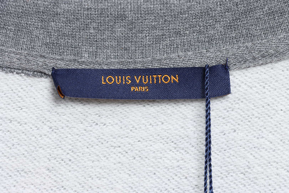 Louis Vuitton × Nigo Joint Gray Raglan Sleeve Round Neck Sweater