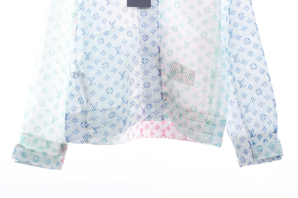 Louis Vuitton Gradient Presbyopia Mesh Hooded Jacket TSK1
