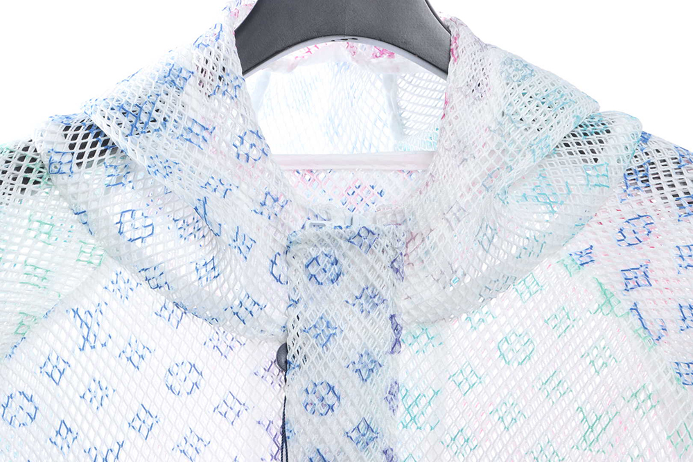 Louis Vuitton Gradient Presbyopia Mesh Hooded Jacket TSK1