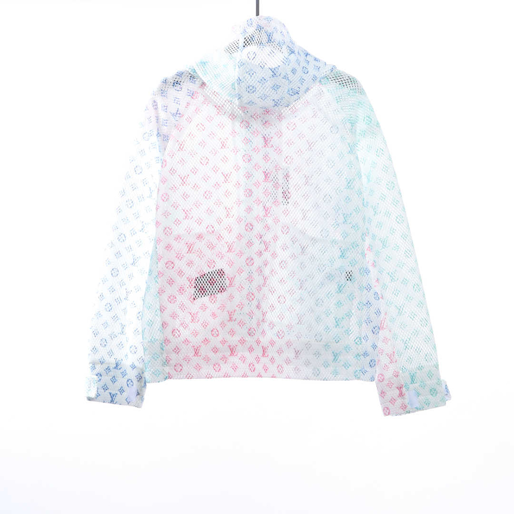 Louis Vuitton Gradient Presbyopia Mesh Hooded Jacket TSK1