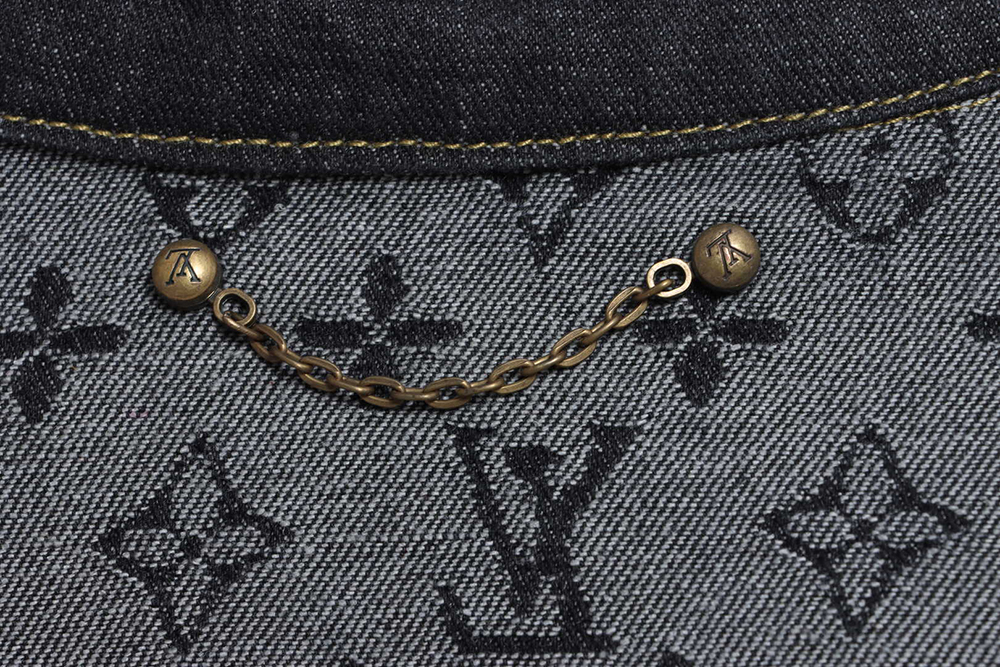 Louis Vuitton joint NIGO stitching contrast color denim jacket