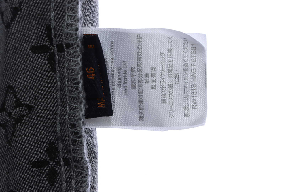 Louis Vuitton joint NIGO stitching contrast color denim jacket