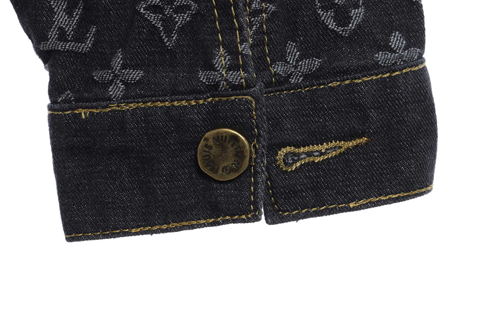 Louis Vuitton joint NIGO stitching contrast color denim jacket