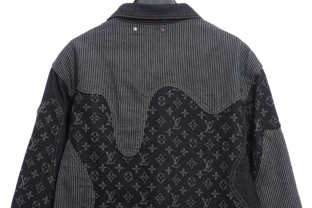 Louis Vuitton joint NIGO stitching contrast color denim jacket