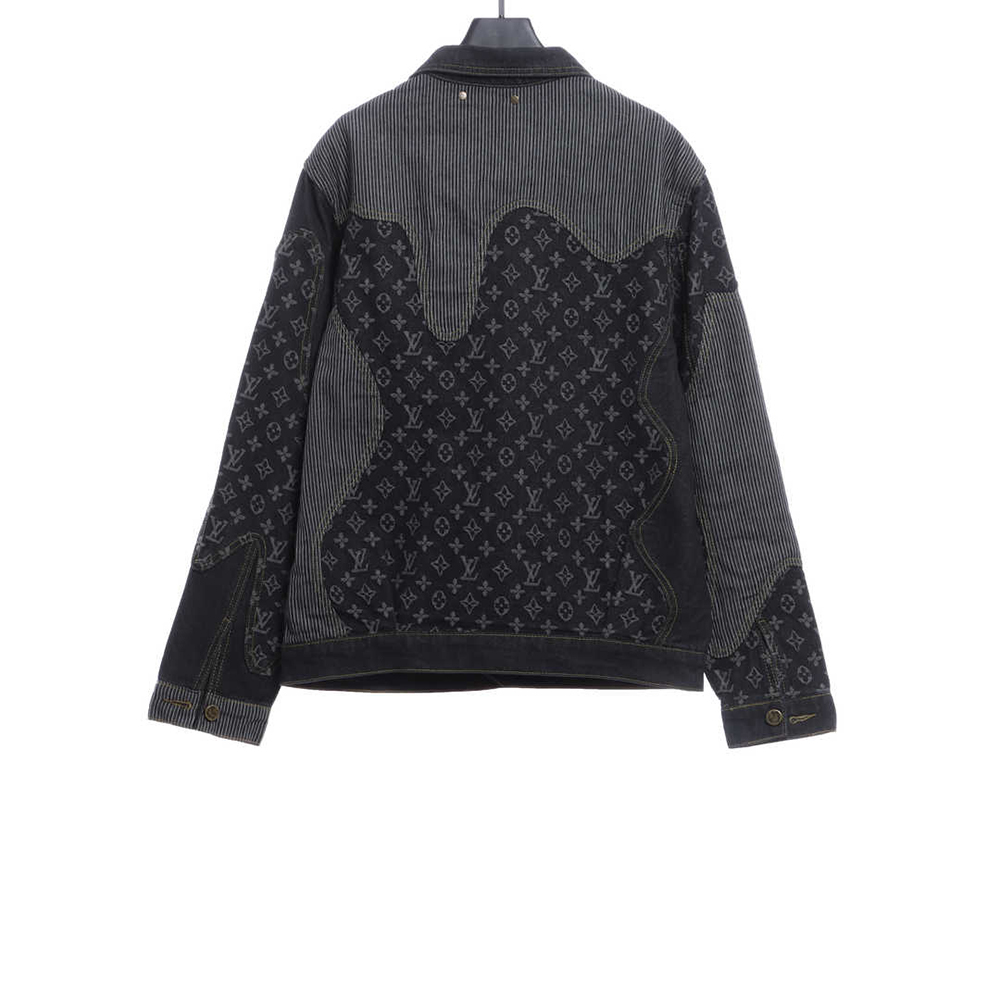 Louis Vuitton joint NIGO stitching contrast color denim jacket