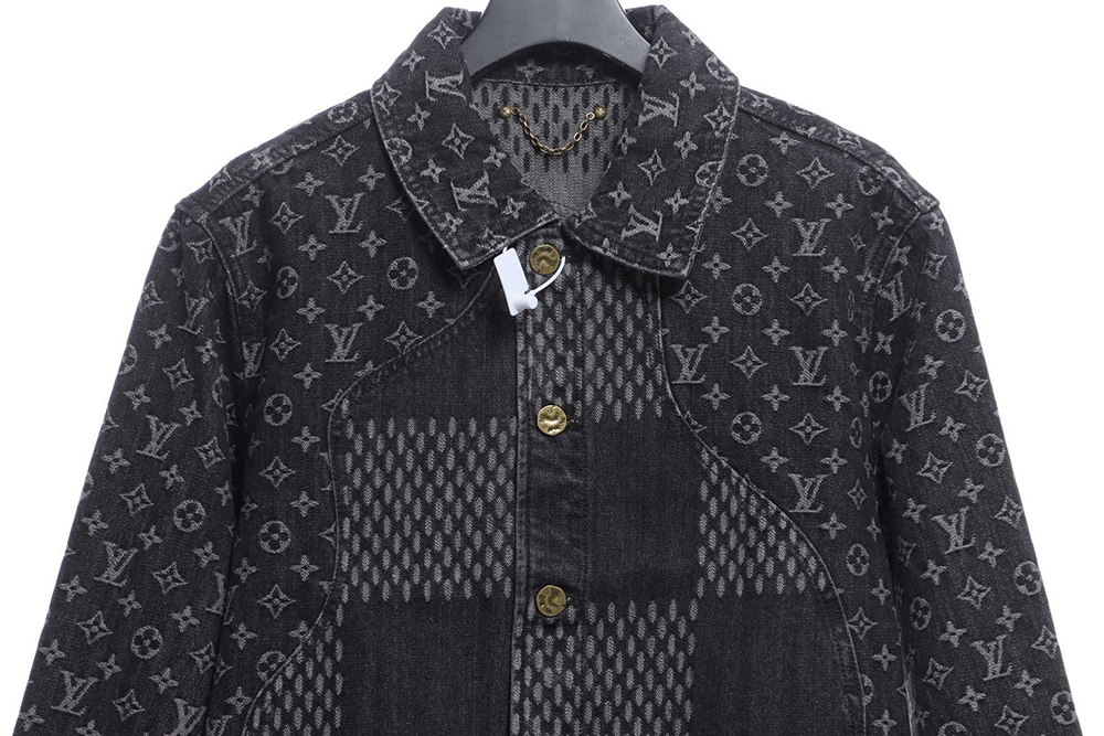 Louis Vuitton joint NIGO checkerboard denim jacket