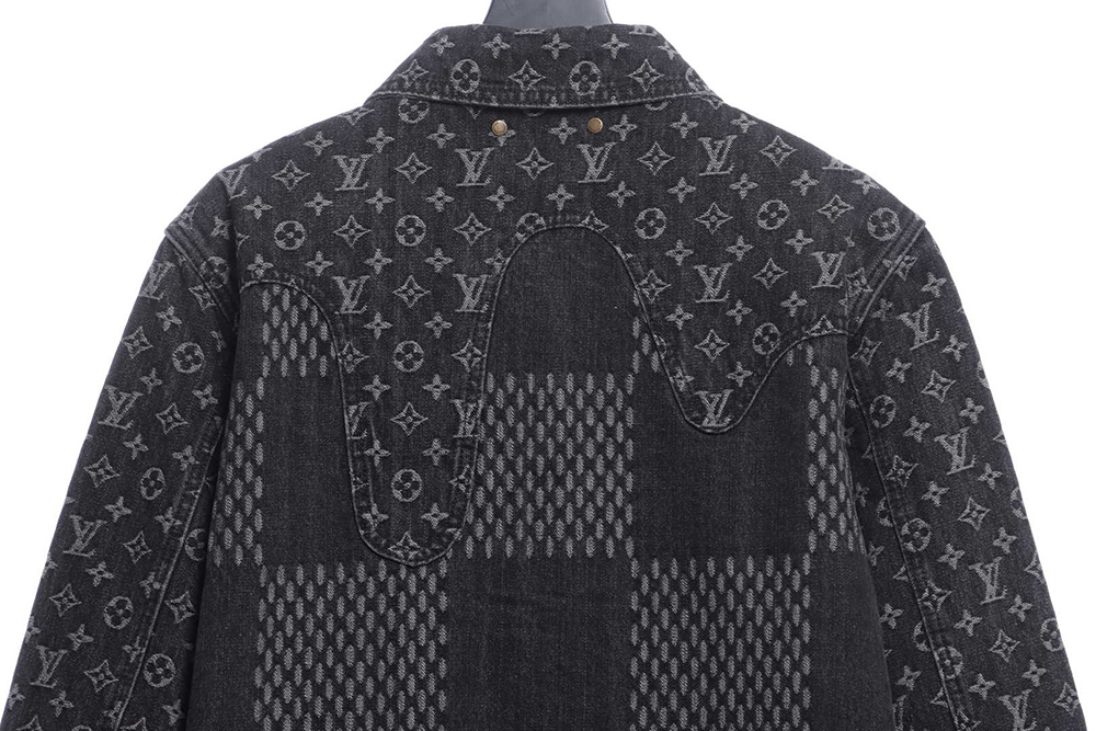 Louis Vuitton joint NIGO checkerboard denim jacket