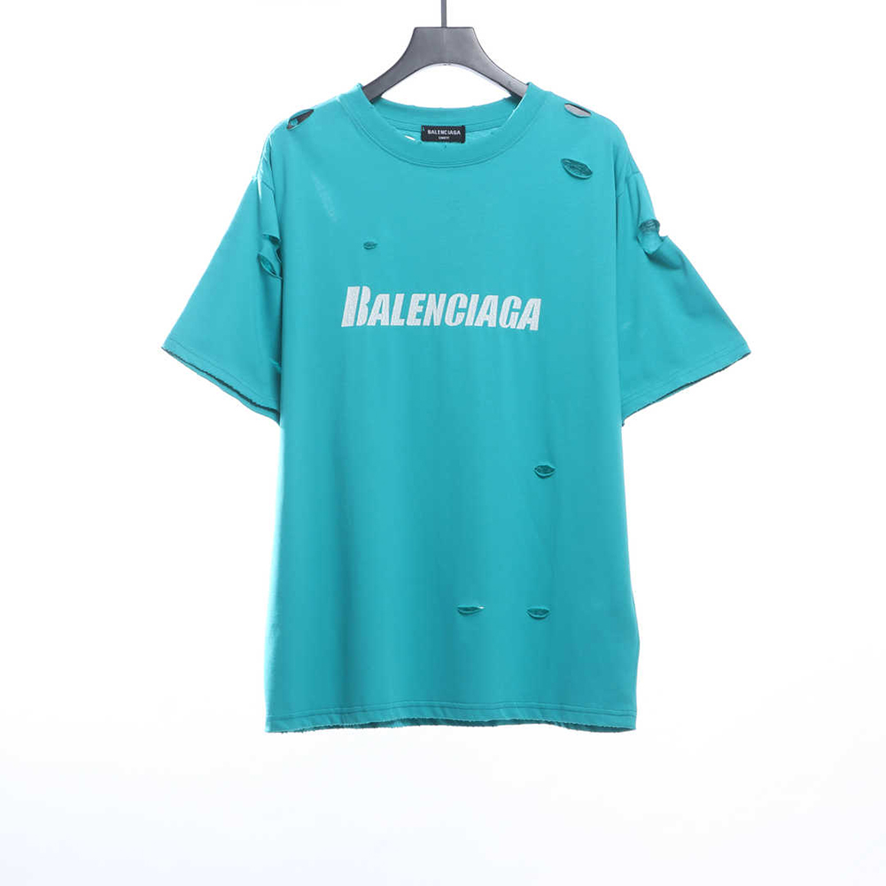 Balenciaga distressed ruined short sleeves