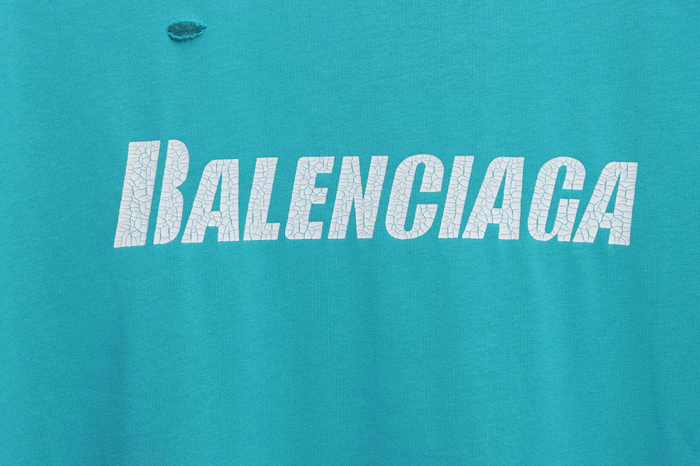 Balenciaga distressed ruined short sleeves