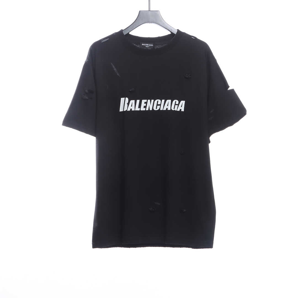 Balenciaga distressed short sleeve TSK1