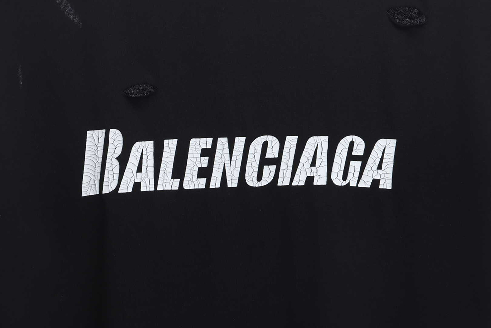 Balenciaga distressed short sleeve TSK1
