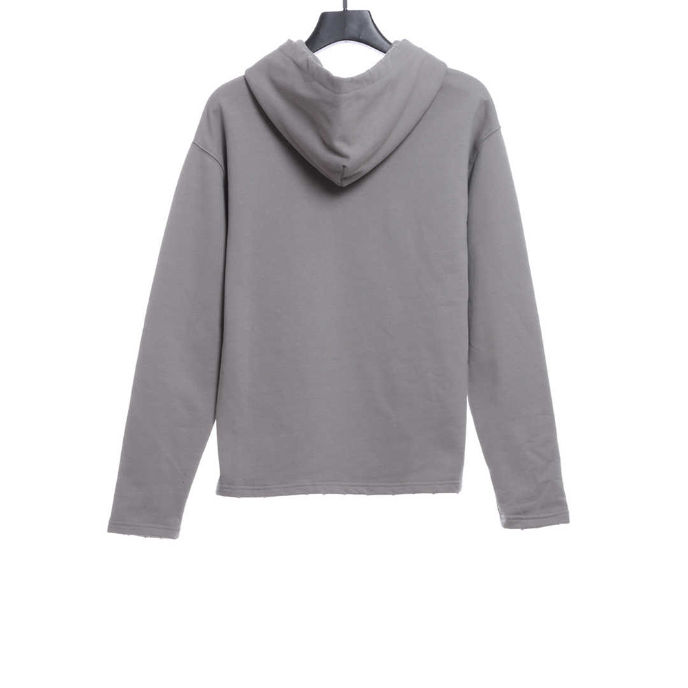 Balenciaga double B mosaic torn hoodie
