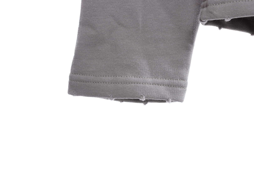 Balenciaga double B mosaic torn hoodie