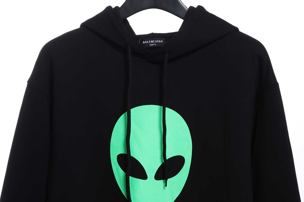 Balenciaga alien print hoodie