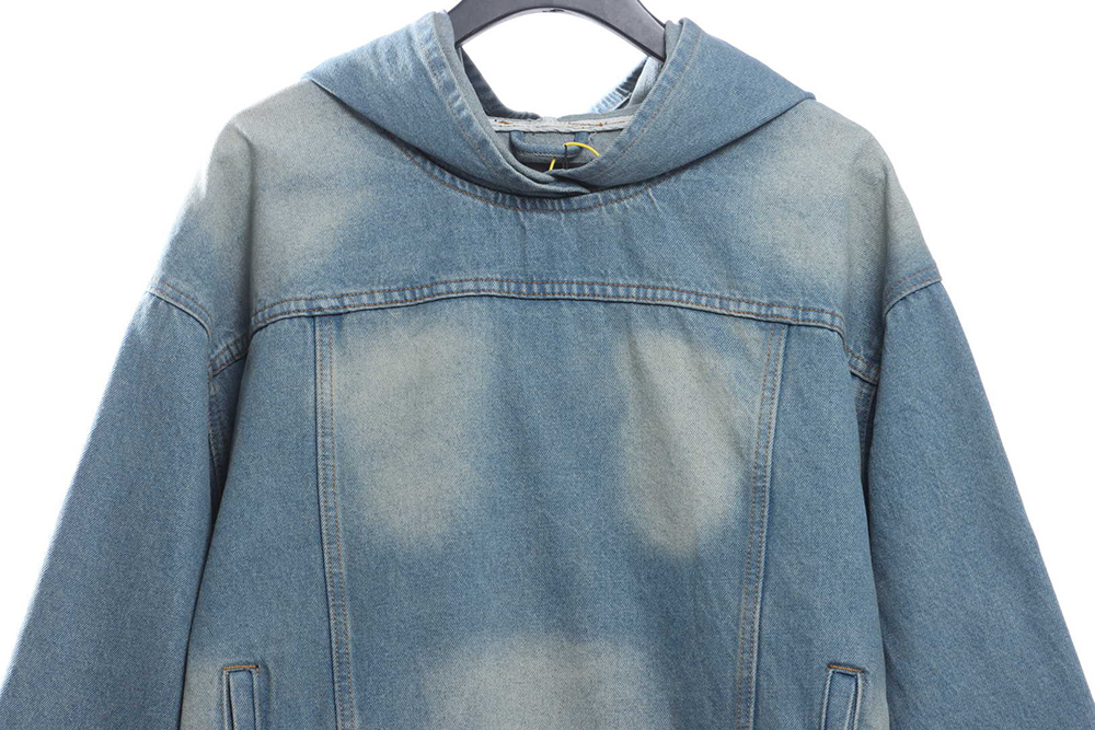 Balenciaga Blizzard Show Denim Hoodie