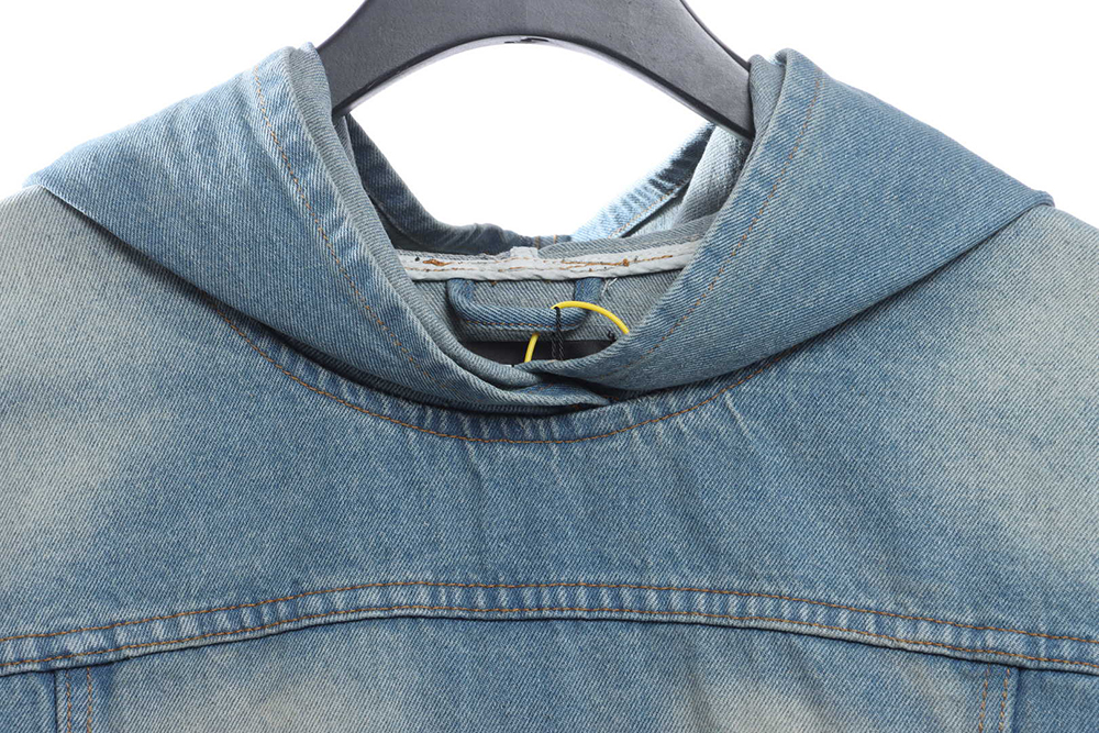 Balenciaga Blizzard Show Denim Hoodie