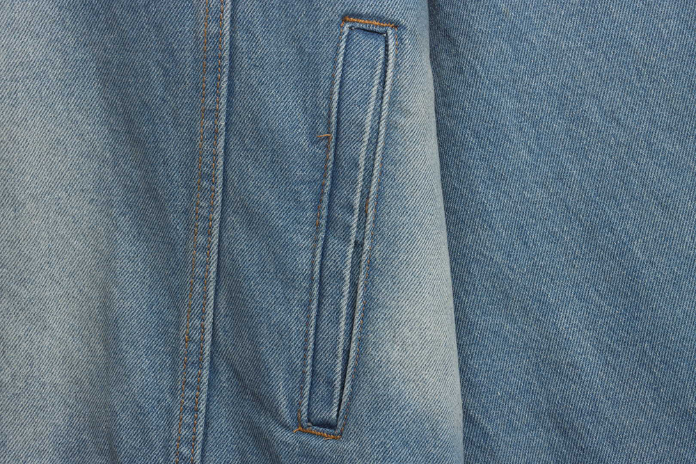 Balenciaga Blizzard Show Denim Hoodie