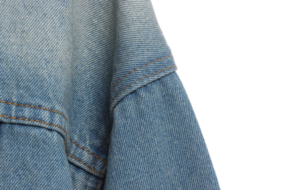 Balenciaga Blizzard Show Denim Hoodie