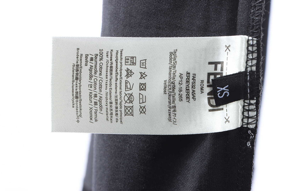 FEND1 phantom embroidery short sleeves
