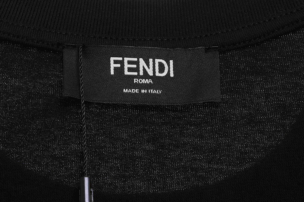 Fendi Logo logo particle printing TSK1