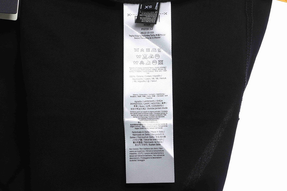 Fendi Logo logo particle printing TSK1
