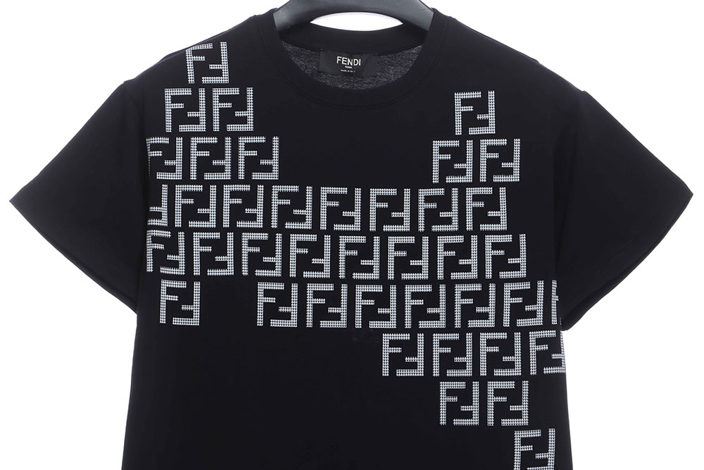 Fendi Logo logo particle printing TSK1