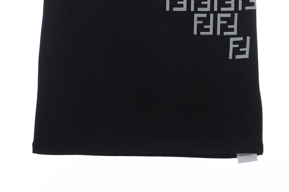 Fendi Logo logo particle printing TSK1