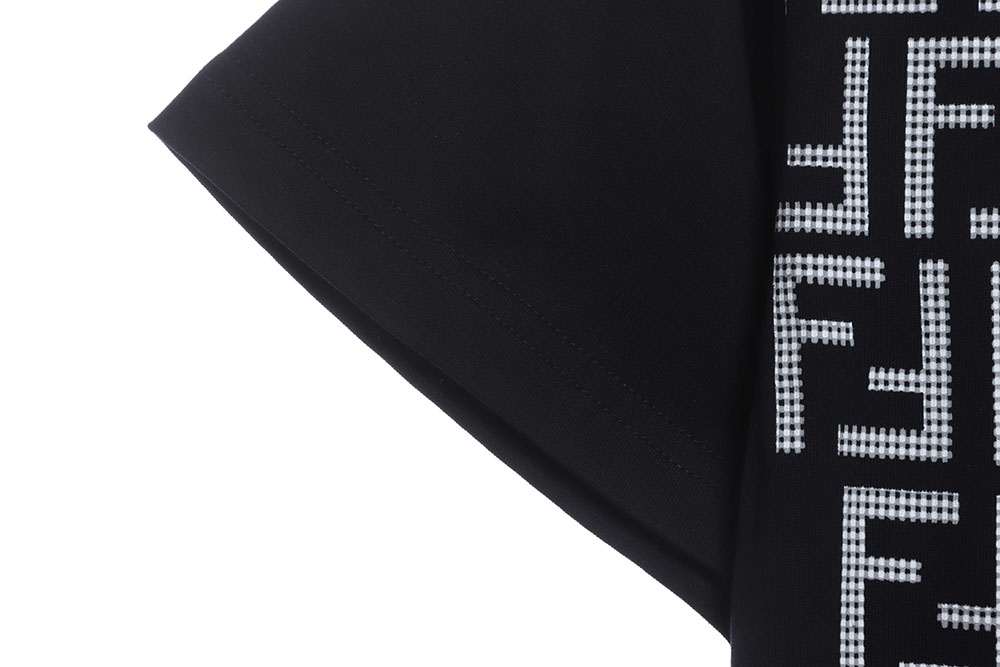 Fendi Logo logo particle printing TSK1