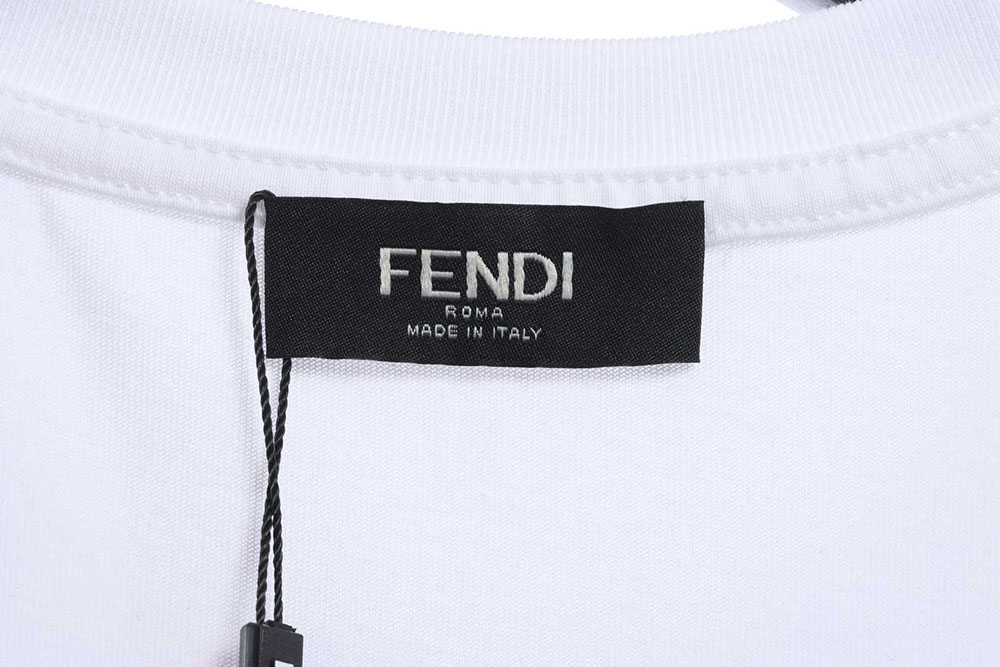 Fendi mesh double F logo short sleeves