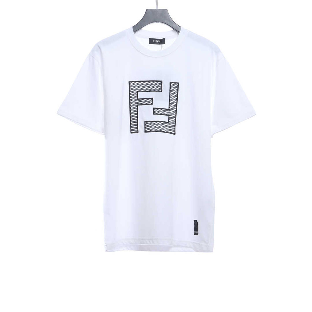 Fendi mesh double F logo short sleeves
