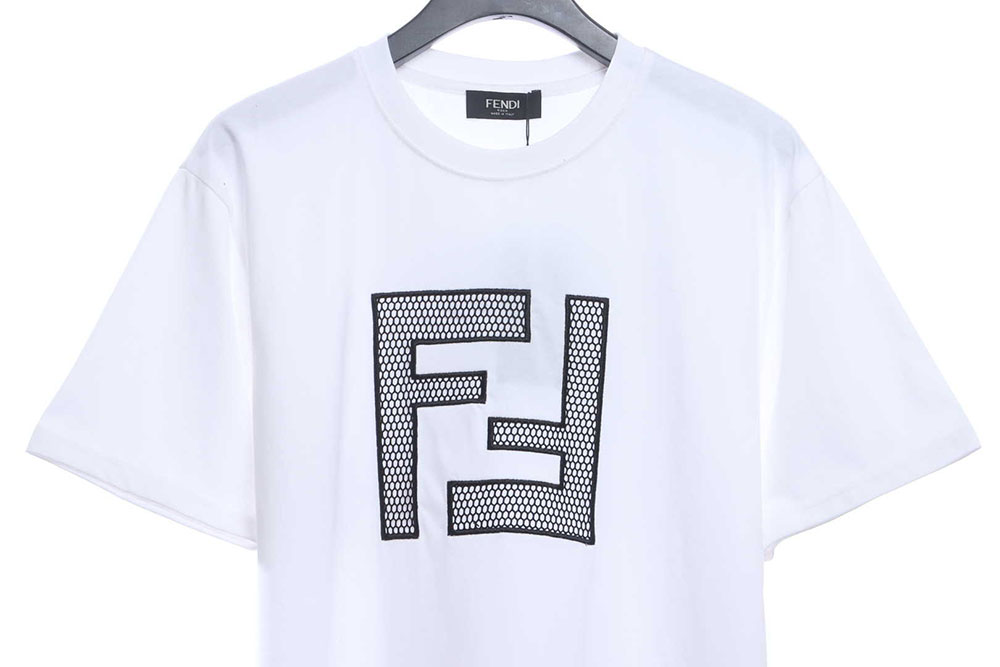 Fendi mesh double F logo short sleeves