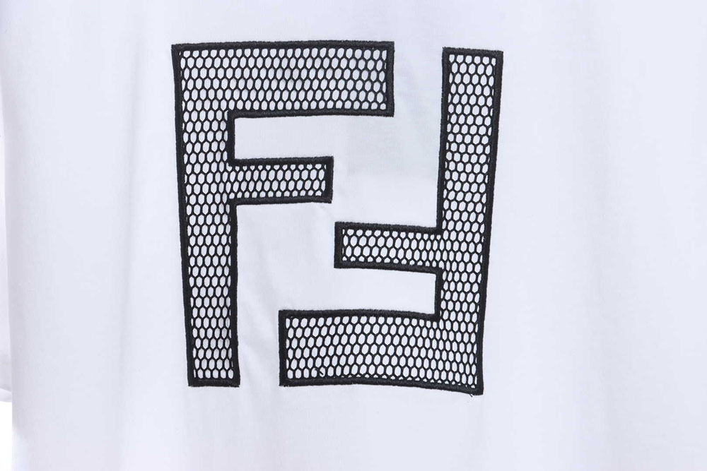 Fendi mesh double F logo short sleeves