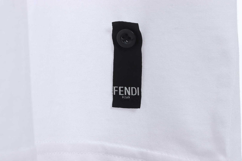 Fendi mesh double F logo short sleeves
