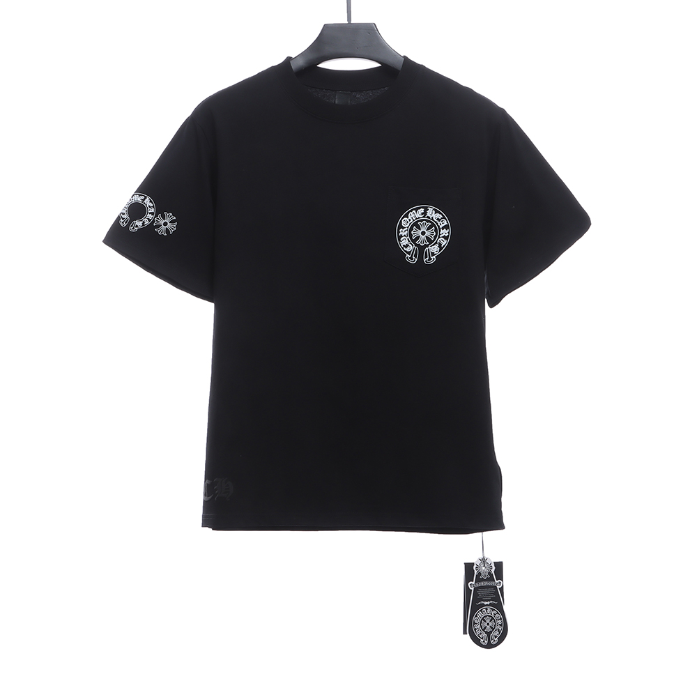 Chrome Heart Foam Color Sanskrit Print Short Sleeve TSK1