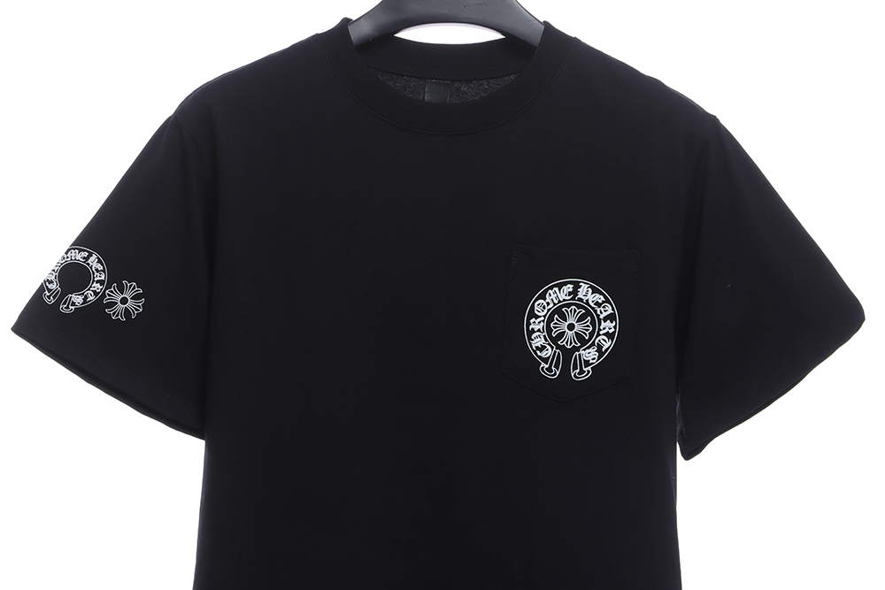 Chrome Heart Foam Color Sanskrit Print Short Sleeve TSK1