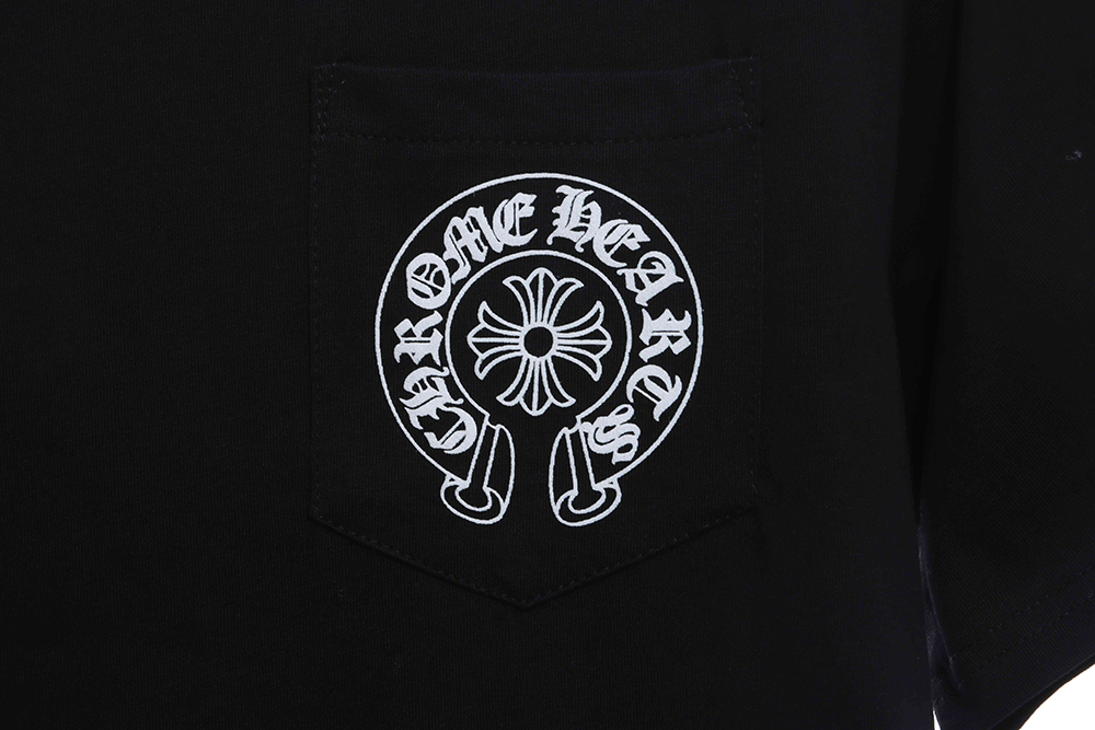 Chrome Heart Foam Color Sanskrit Print Short Sleeve TSK1