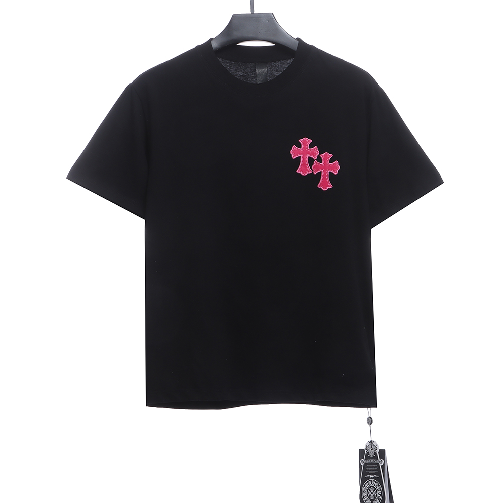 Chroe Heart Pink Patch Horseshoe Short Sleeve