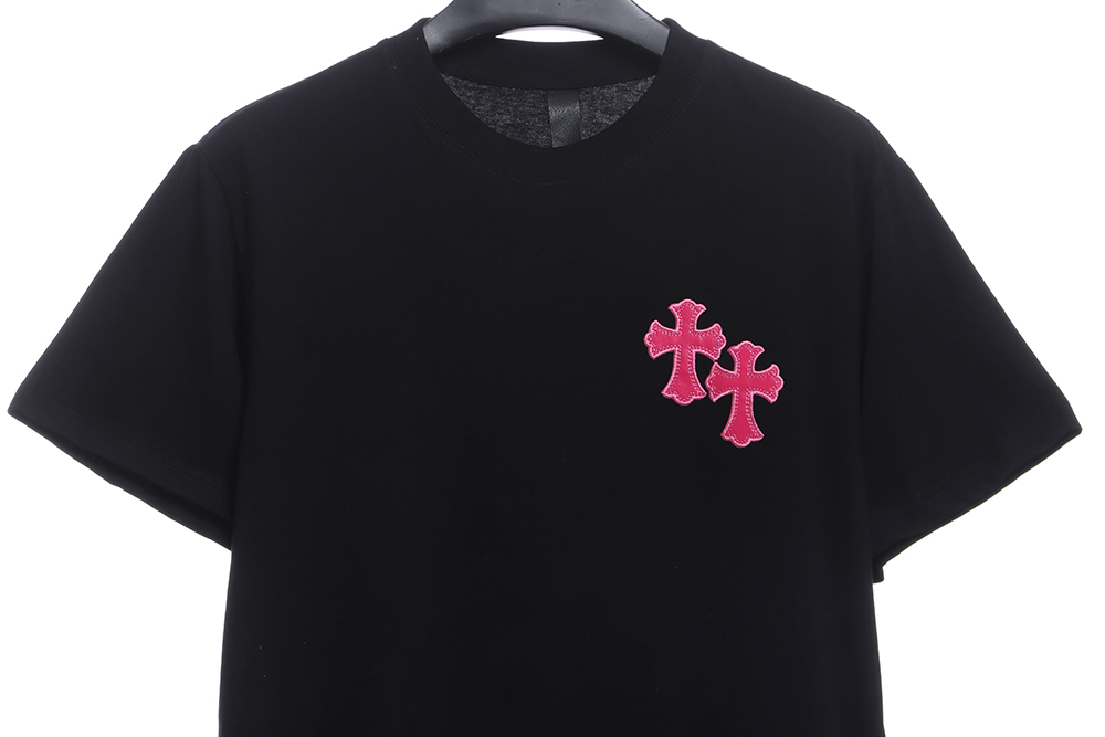 Chroe Heart Pink Patch Horseshoe Short Sleeve