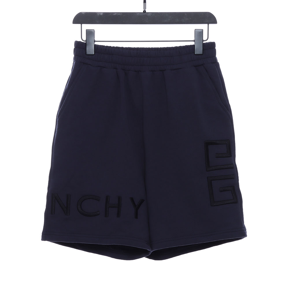 Givenchy three-dimensional embroidery LOGO shorts TSK1