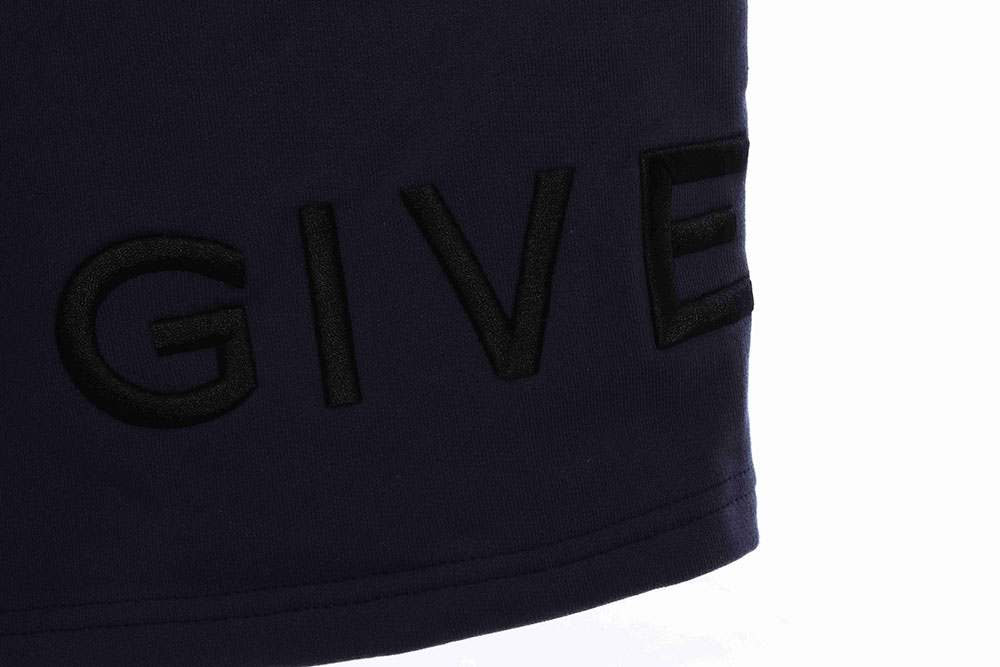 Givenchy three-dimensional embroidery LOGO shorts TSK1