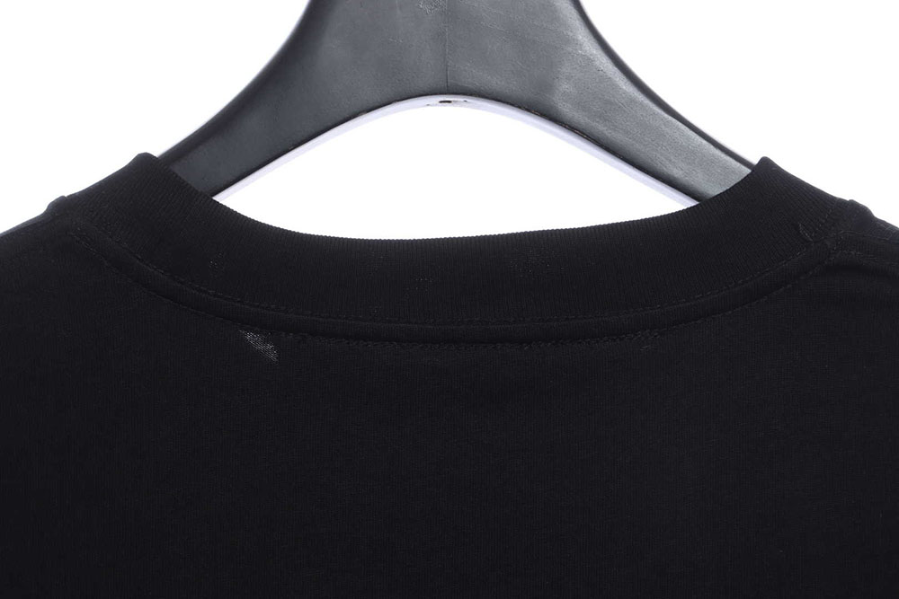 Givenchy Incomplete Logo Print Round Neck Short Sleeves