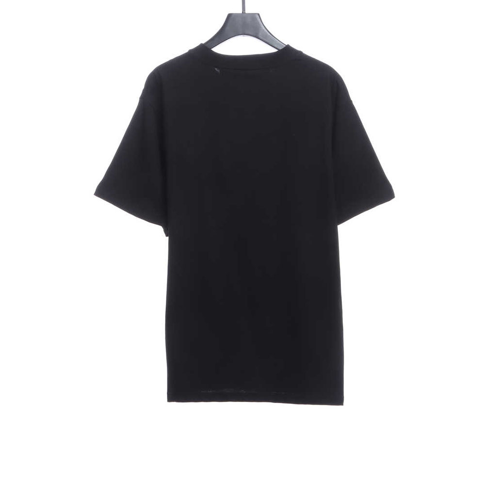 Givenchy Incomplete Logo Print Round Neck Short Sleeves