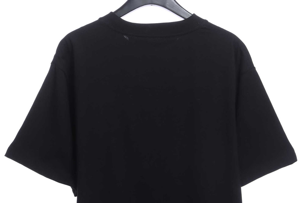 Givenchy Incomplete Logo Print Round Neck Short Sleeves