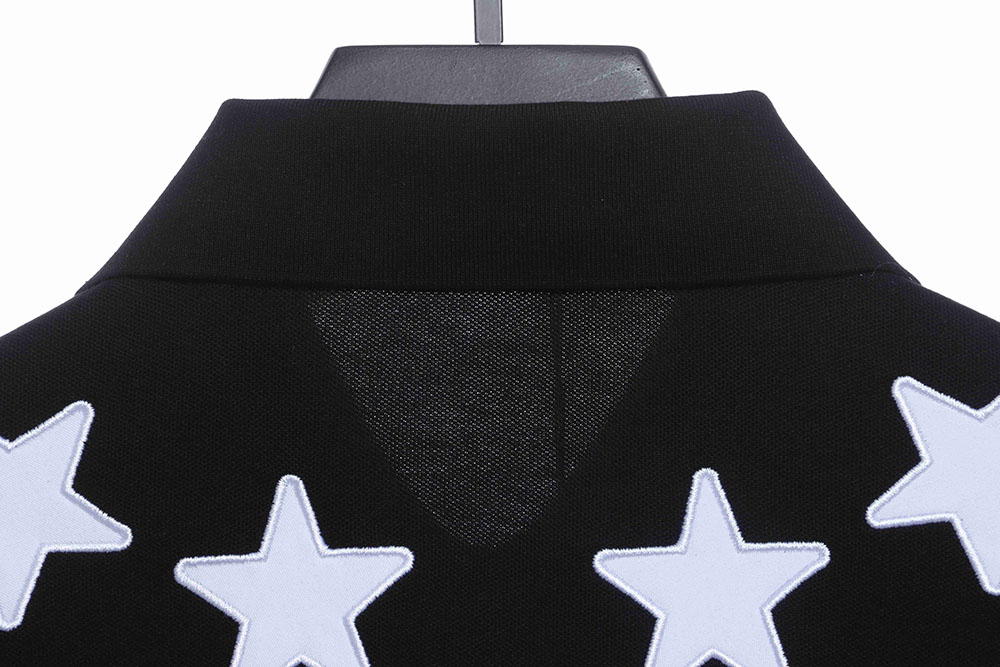 Givenchy neckline star embroidery POLO TSK1