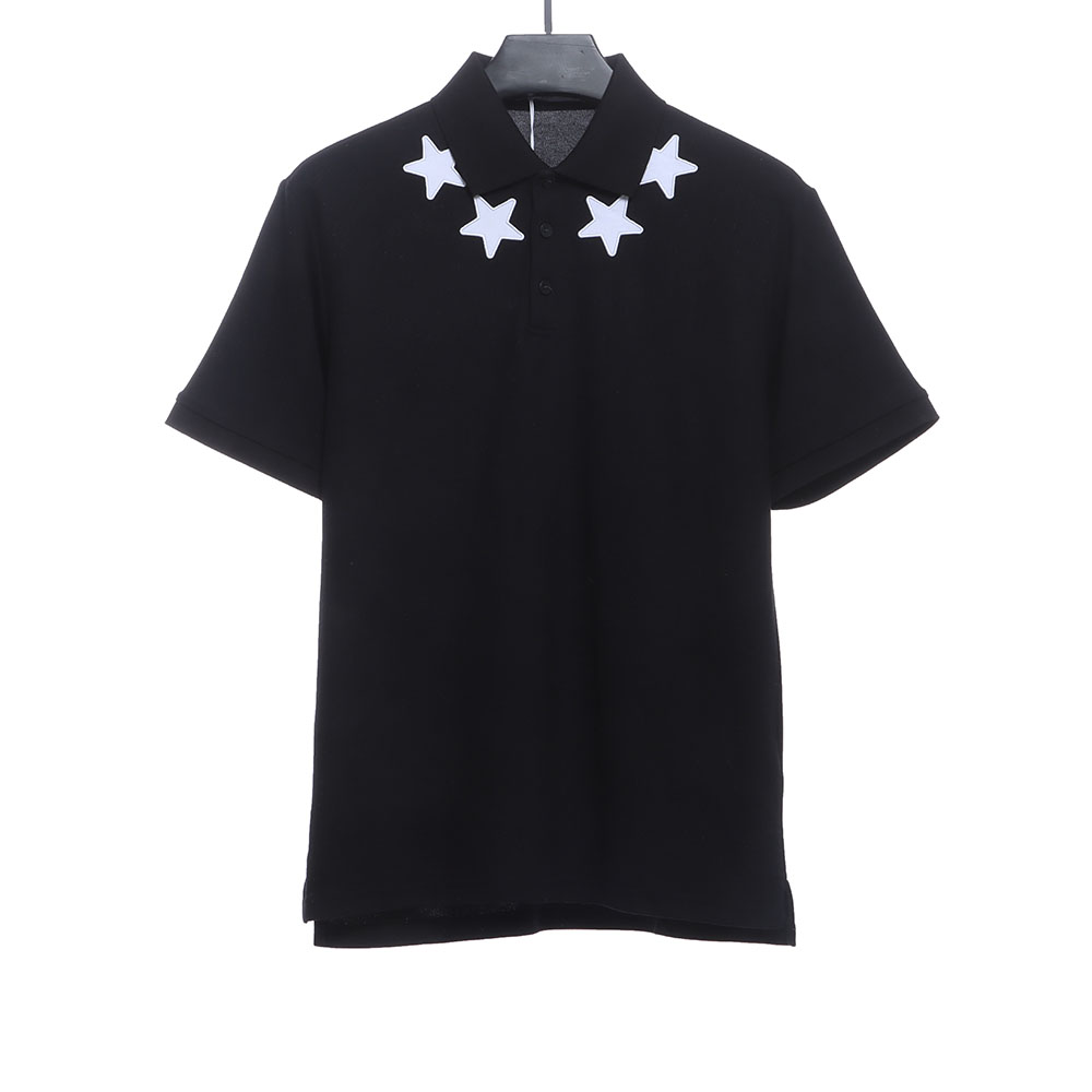 Givenchy neckline star embroidery POLO TSK1