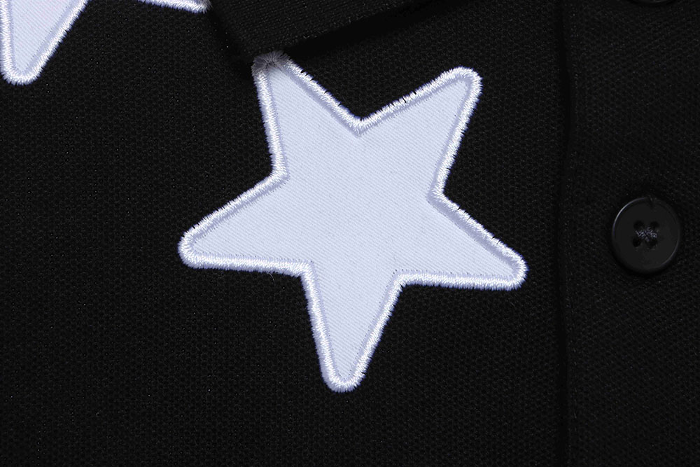 Givenchy neckline star embroidery POLO TSK1