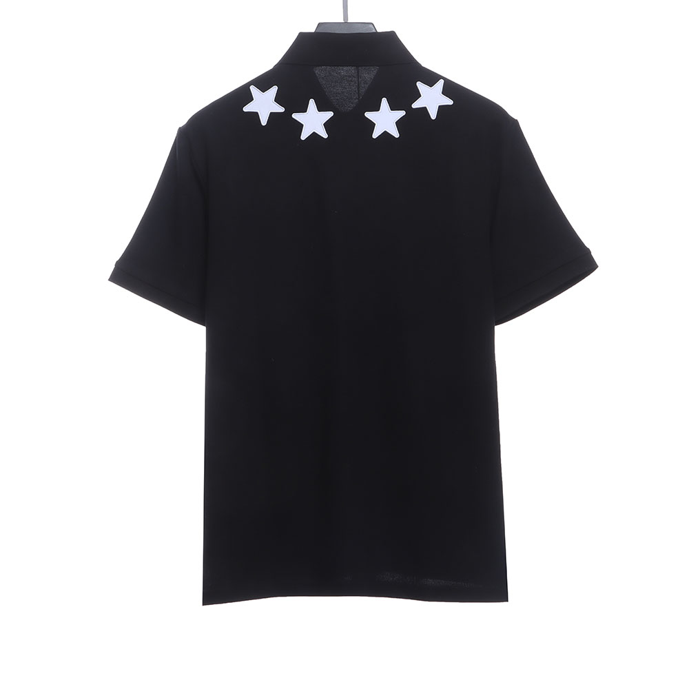 Givenchy neckline star embroidery POLO TSK1